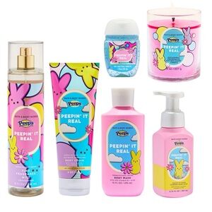 Peeps PEEPIN' IT REAL Body Care Collection Bath & Body Works (6 items)